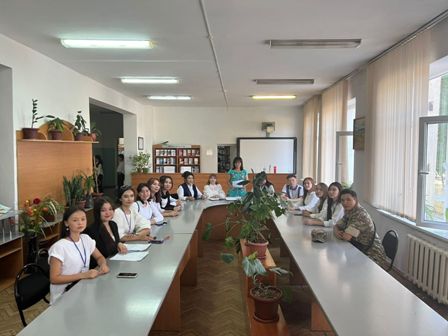 3rd-year students of the M. Auezov Faculty of Education, Culture and Sports